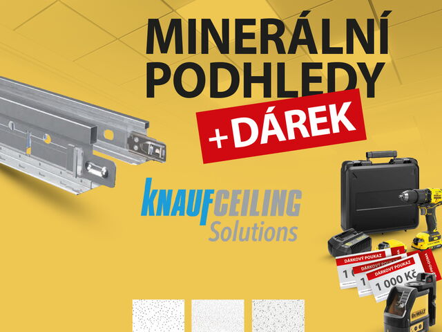 Minerální podhledy Knauf CEILING Solutions