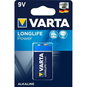 Obrázek 1 produktu Baterie alkalické Longlife 9V – 1 ks/blistr
