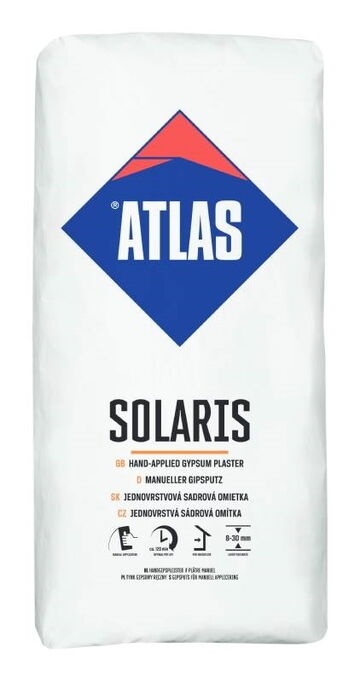 Obrázek 1 produktu Omítka sádrová ruční Atlas Gips Solaris – 25 kg