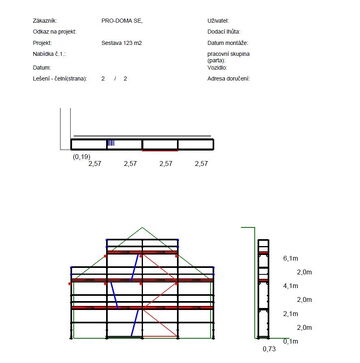 Obrázek 3 produktu Lešení fasádní LAYHER BLITZ - sestava 132 m2