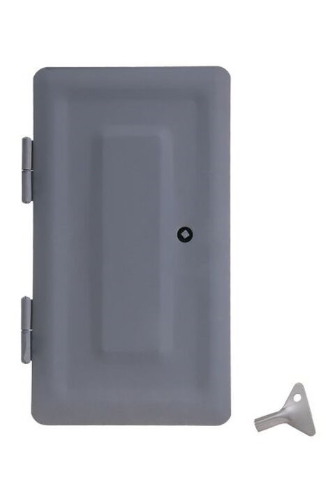 Obrázek produktu Dvířka komínová lakovaná – 200 × 355 mm šedá