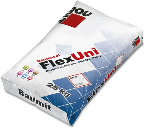 Obrázek produktu Lepidlo flexibilní Baumit Baumacol FlexUni C2T S1 – 25 kg