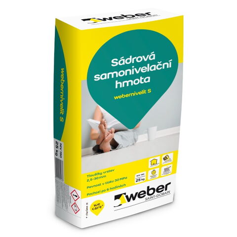 Obrázek produktu Hmota weber samonivelační webernivelit S – 25 kg