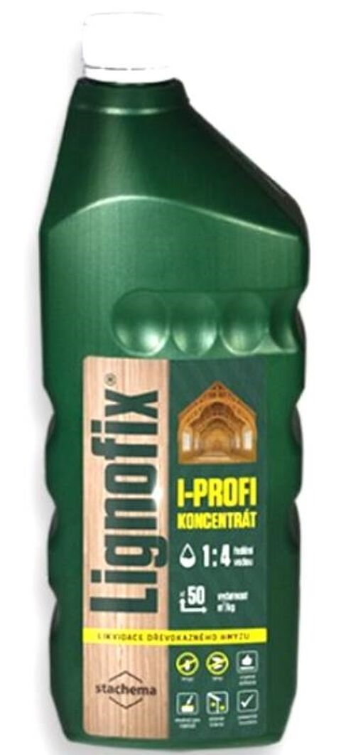 Obrázek produktu Ochrana dřeva Lignofix I-Profi zelená, koncentrát – 5 kg