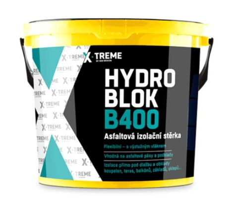 Obrázek produktu Stěrka asfaltová izolační Hydro Blok B400 X-Treme – 5 kg