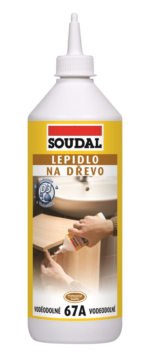 Obrázek produktu Lepidlo na dřevo vodostálé Soudal 67A – 750 g 