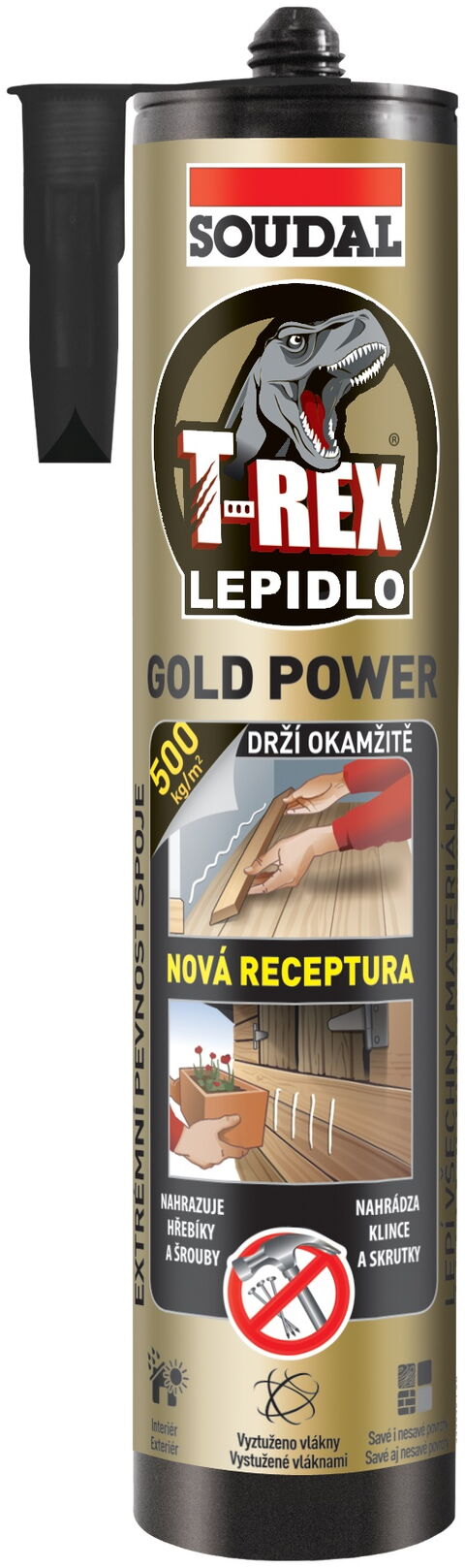 Obrázek produktu Lepidlo Soudal T-Rex Gold Power – 290 ml