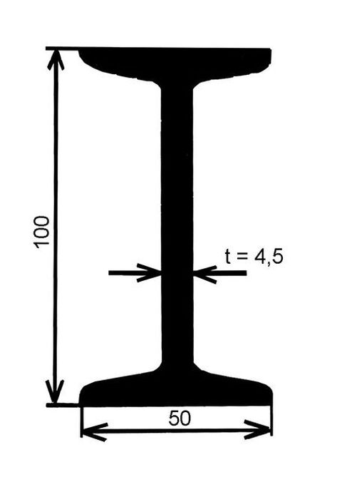 Obrázek produktu Nosník I 100 – 12 m