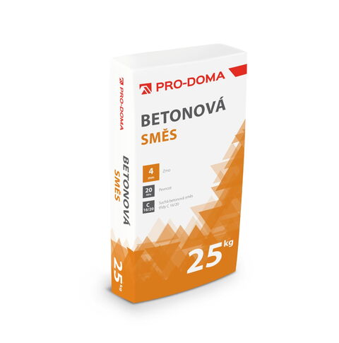 Obrázek produktu Směs betonová suchá PRO-DOMA C 16/20 – 25 kg