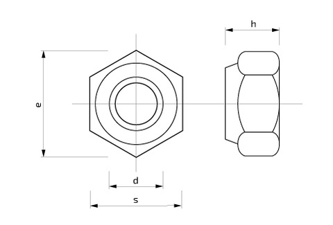 Obrázek produktu Matice šestihranná samojistící M5 Zn 8