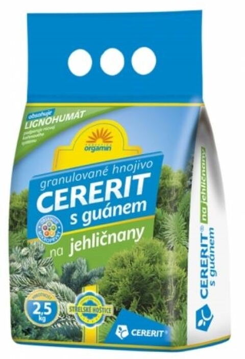 Obrázek produktu Cererit s guánem na jehličnany a keře – 2,5 kg