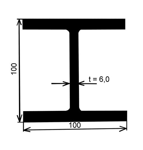 Obrázek produktu Nosník HEB 100 – 12 m