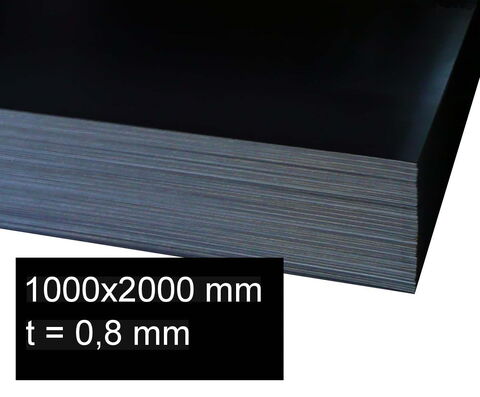 Obrázek produktu Plech černý za studena 0,8 mm (1x2m)