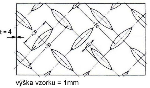 Obrázek produktu Plech lístek černý 4 mm (1x2m)