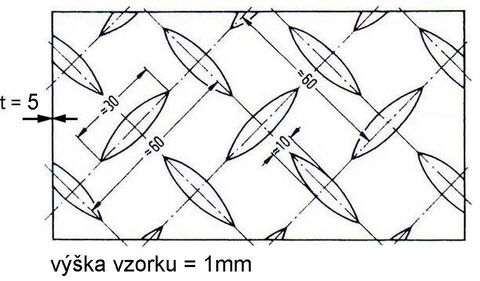 Obrázek produktu Plech lístek černý 5 mm (1x2m)