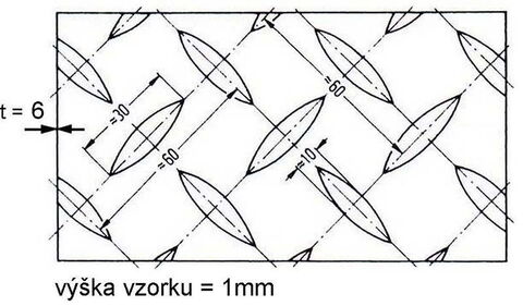 Obrázek produktu Plech lístek černý 6 mm (1,25 x 2,5 m)