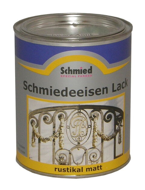 Obrázek produktu Barva Schmiedeeisen Lack kovářská černá – 2,0 l