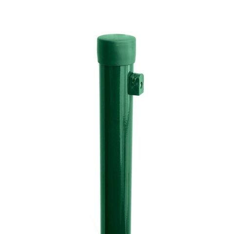 Obrázek produktu Sloupek plotový Ideal Zn + PVC zelený s příchytkou – 2400×48 mm