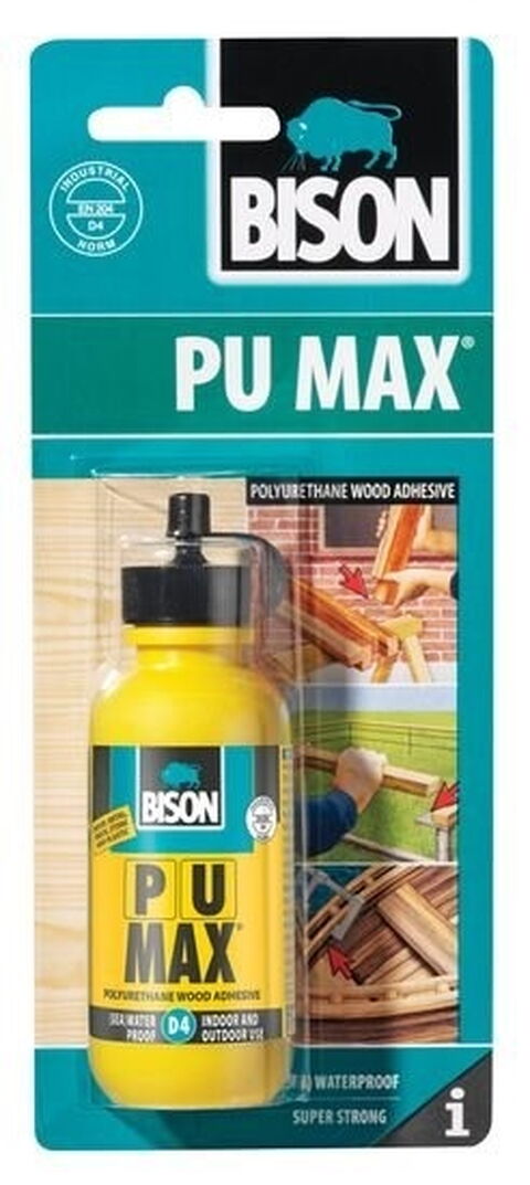 Obrázek produktu Lepidlo Bison PU Max na dřevo D4 - 75g