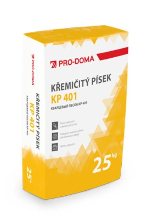 Obrázek produktu Písek křemičitý PRO-DOMA KP 401 – 25 kg 