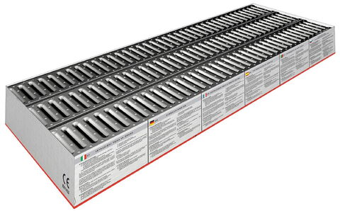 Obrázek produktu Žlab Garage Pack 4all plastový s pozinkovaným roštem – 3×1000 mm