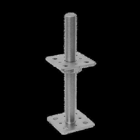 Obrázek produktu Patka sloupku stavitelná šroubem PSR 110 d24 – 110 × 250 mm