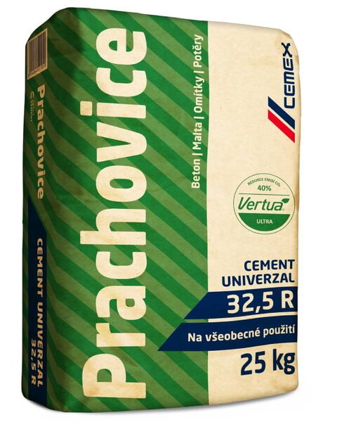 Obrázek produktu Cement UNIVERZAL Prachovice V/A (S–V) 32,5 R Cemex –  25 kg