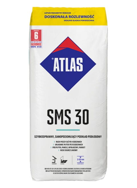 Obrázek produktu Podklad samonivelační podlahový Atlas SMS 30 – 25 kg