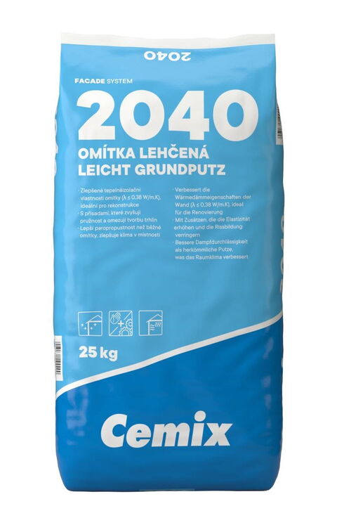 Obrázek produktu Omítka lehčená Cemix 2040 – 25 kg