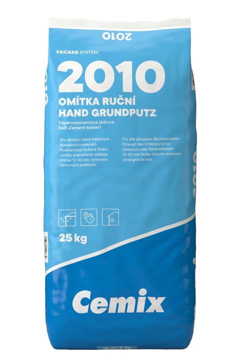 Obrázek produktu Omítka jádrová ruční Cemix 2010 – 25 kg