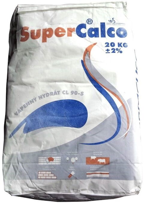 Obrázek produktu Hydrát vápenný Supercalco CL 90-S hašené vápno - Carmeuse – 20 kg  